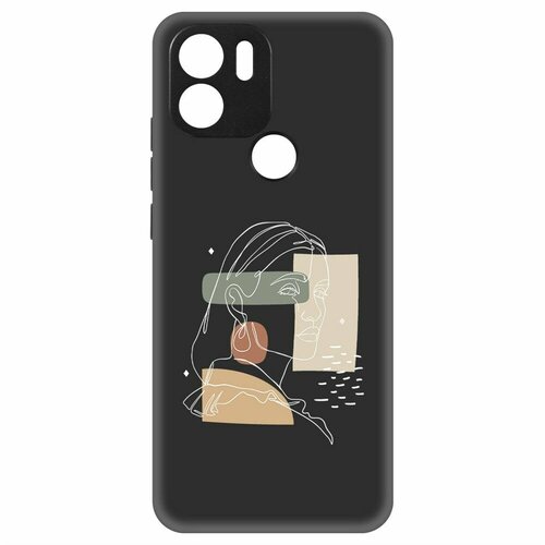 Чехол-накладка Krutoff Soft Case Уверенность для Xiaomi Poco C51 черный чехол накладка krutoff soft case матрица агент смит для xiaomi poco c51 черный