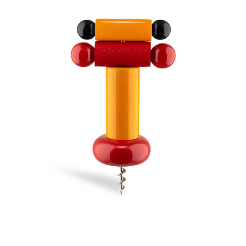 Alessi штопор Sottsass 100 Values Collection желтый 19729₽
