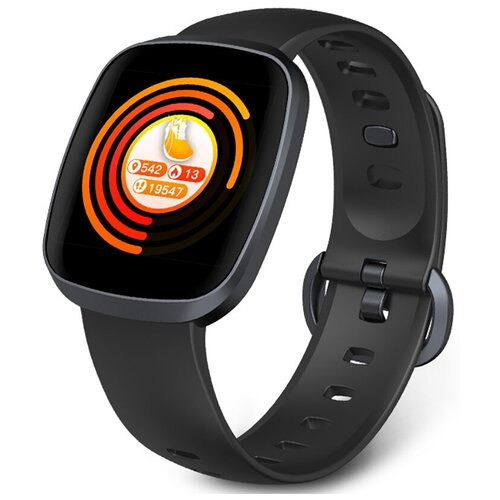 Часы GSMIN WP41 2020 с измерением давления и пульса Черный силиконовый ремешок 191100₽