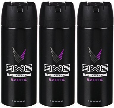 Дезодорант спрей мужской Axe Excite, 150мл х 3шт