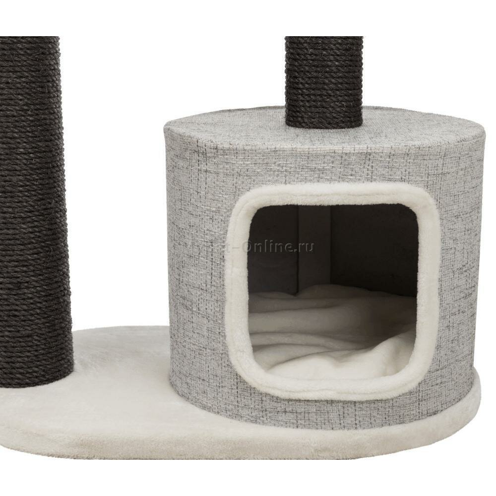 Trixie Домик для кошки Cara XXL, 128 см, белый/серый - фото №7
