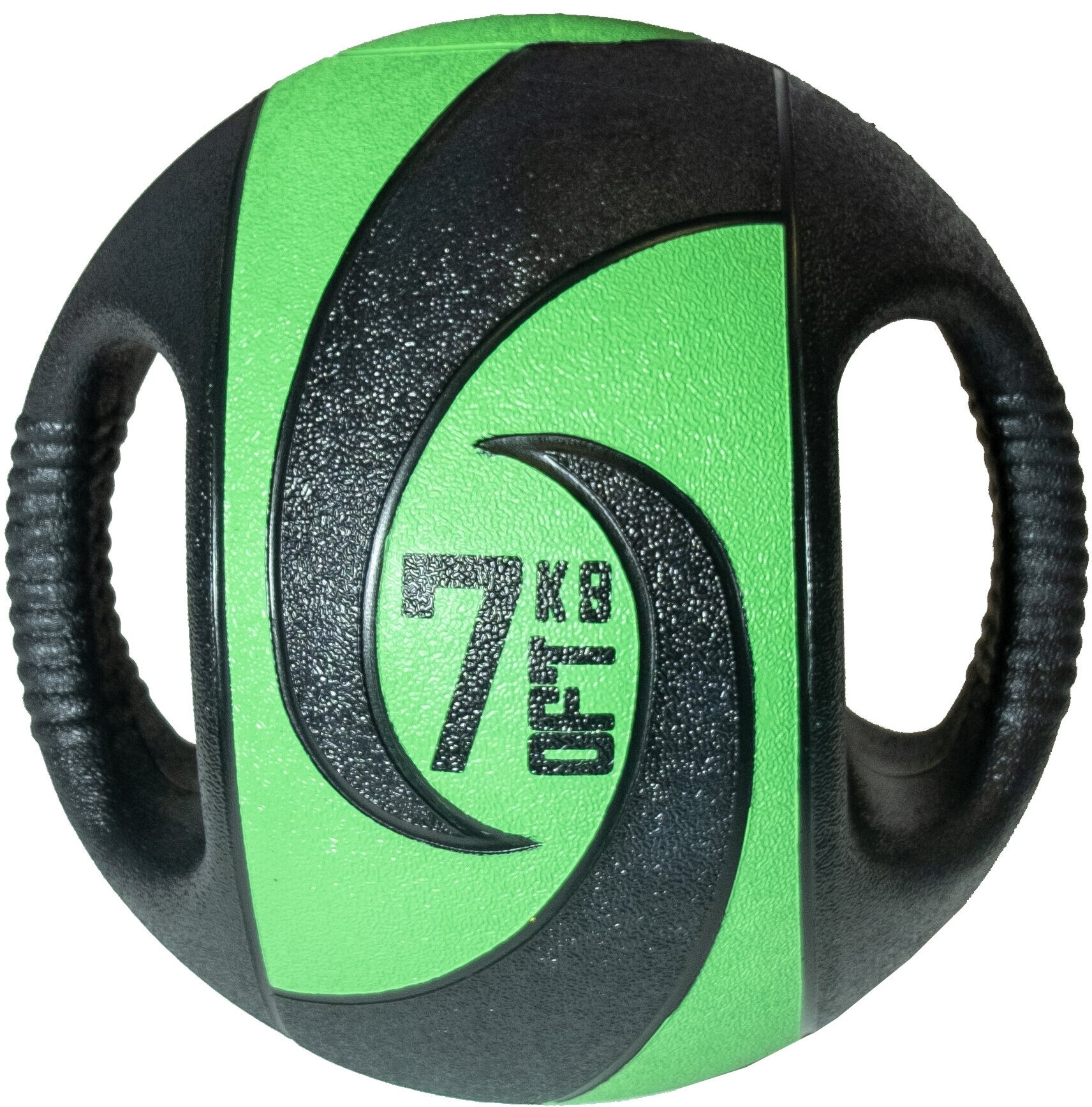 Мяч тренировочный (медицинбол) с хватами 7 кг Original FitTools