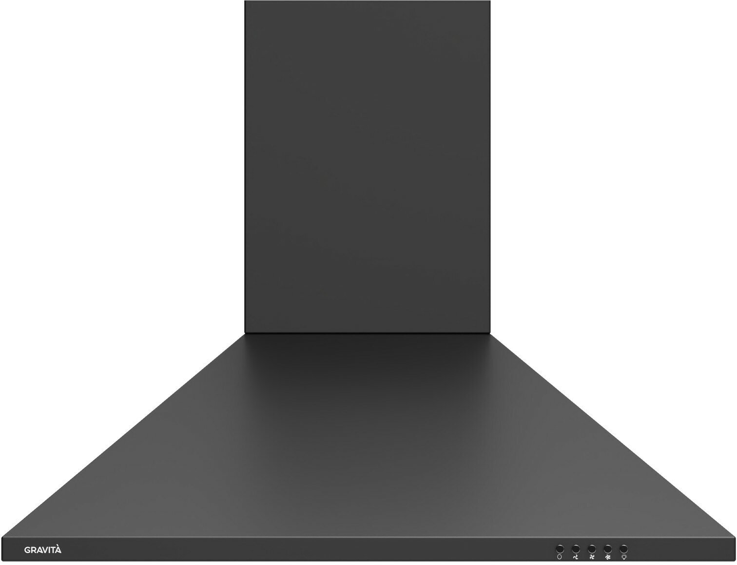 Вытяжка купольная GRAVITA 640bk, 60 см, цвет черный матовый (гофрорукав в комплекте) - фотография № 3