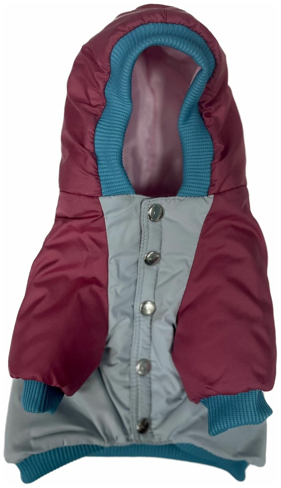 DogVille, Одежда для собак - комплект: полукомбинезон и куртка с капюшоном, на кнопках, зима, 52623д - фотография № 8