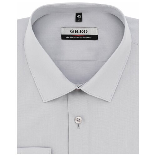 фото Рубашка greg, размер 174-184/39, серый
