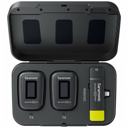 Радиосистема Saramonic Blink500 Pro B4 TXTXRXDi радиостистема приемник и 2 передатчика с кейсом-зарядкой 2122000₽