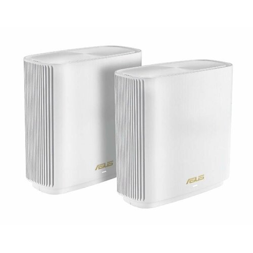 Wi-Fi роутер ASUS ZenWiFi XT9 AX7800 Tri-band Mesh WiFi6 System 2 pack белый (90IG0740-MO3B40) роутер asus xt9 b 1 pk black 90ig0740 mo3b50