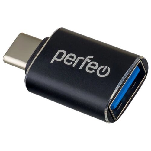 Переходник (адаптер) PERFEO PF-VI-O009 Black (PF_C3006) адаптер usb2 0 af microb perfeo pf vi o010 black с поддержкой otg чёрный