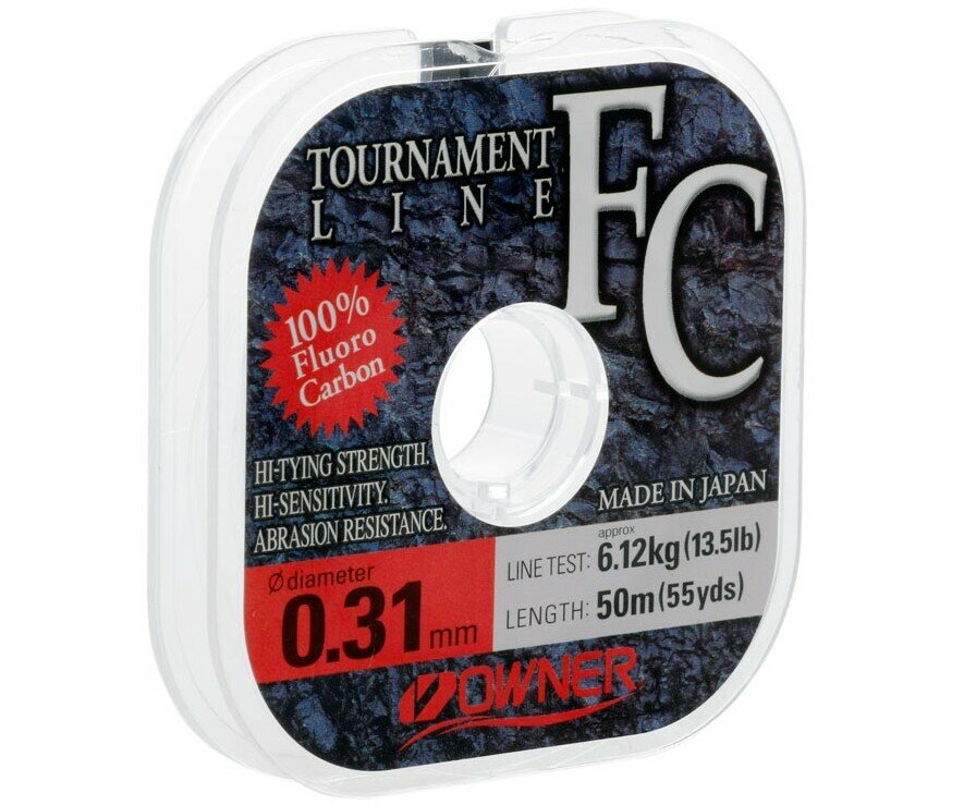 Флюорокарбон OWNER Tournament FC 50м 0,31мм 6,1кг