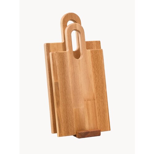 Набор разделочных досок Buratino Brothers двусторонний дерево бук бежевый 2шт 2200₽