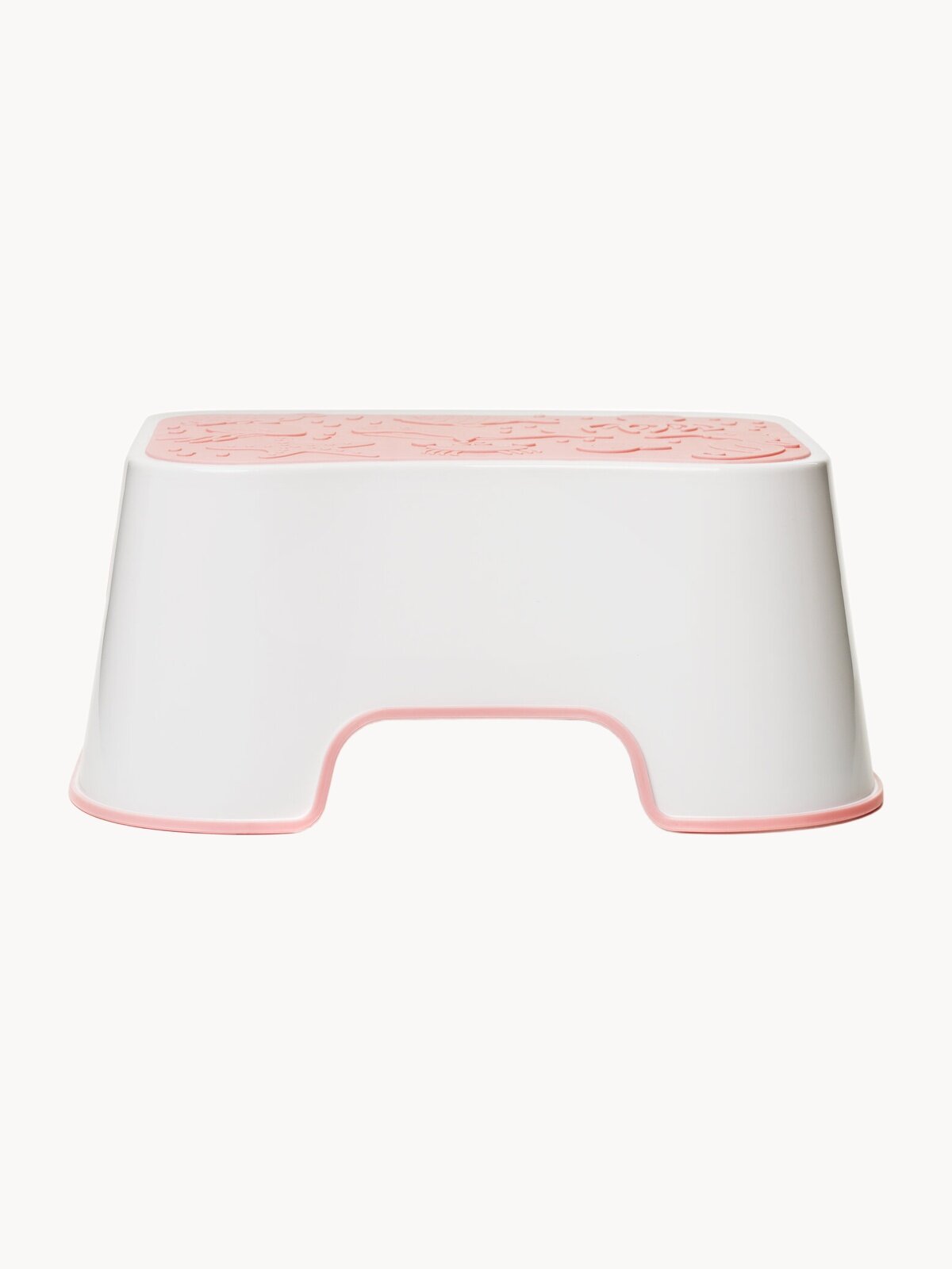 Стульчик-подставка для ног BABYROX, до 100 кг, нескользящий, розовый, пластик,