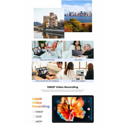 Планшет HOTWAV Pad 11 11дюйма 2K 6256 ГБ 13 МП 8000 мАч Серый 1690900₽