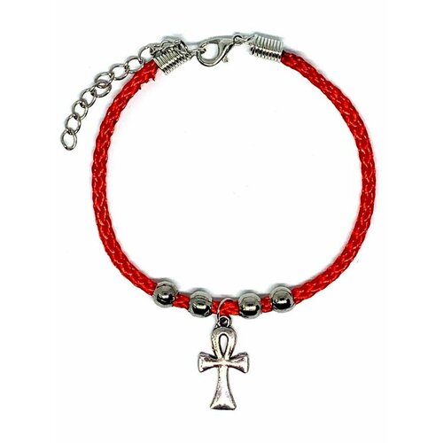 Браслет-нить Вербица, размер 20 см, коричневый