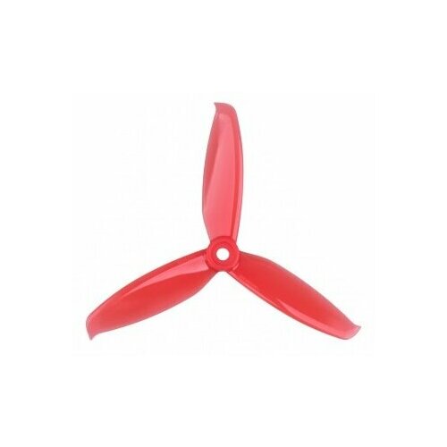 Пропеллер Gemfan WinDancer 5043 3-х лопастной (Clear Red) 2 пары PMPC5043-3R