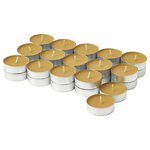 Ароматические свечи PRAKTRONN от IKEA, греющие чайные свечки с ароматом свежих трав, высота 1,7 см набор 30 штук, горение 3.5 часа - изображение