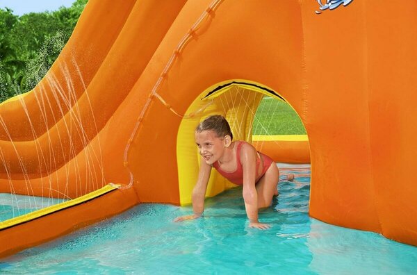 Bestway Водный игровой центр с горкой и фонтаном Mega Water Park 565*373*265 см 53385