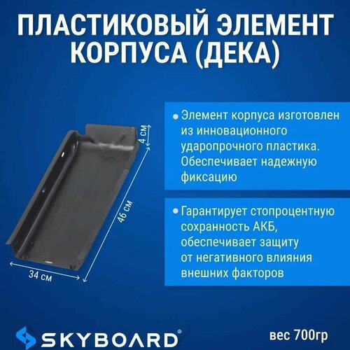 Skyboard Пластиковый элемент корпуса (дека) BR20, BR30, BR40, BR60 skyboard контроллер 60в 3000 ватт br40 br60