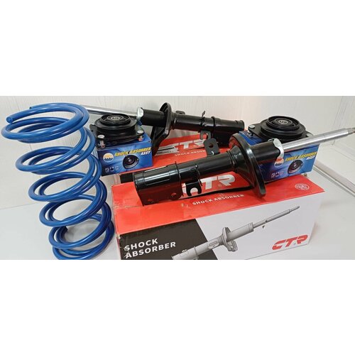 Амортизаторы передние с опорами и пружинами Киа Спектра Kia Spectra корея Хорошее качество 29800₽