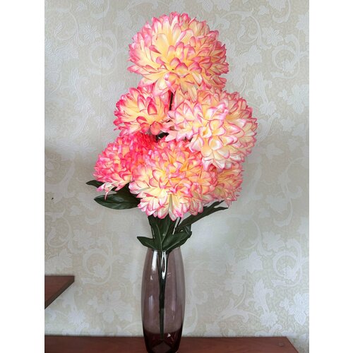 Астра Королевская Розово-Белая Искусственные цветы Декор для дома Декор для сада 870₽