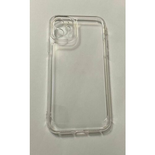 Чехол силиконовый для iPhone 13, прозрачный/ защитный/ 2мм/ противоударный