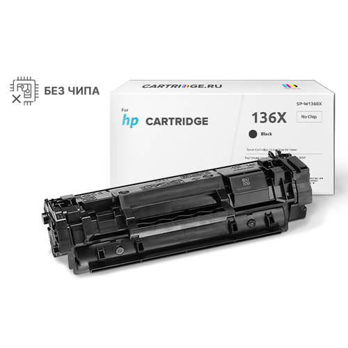 Картридж SP-136X (W1360X) для HP, черный (без чипа)