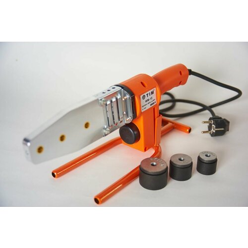 Паяльник для ППР труб и фитингов TIM WM-12 800 Вт размер насадок 20-32 мм 2473₽