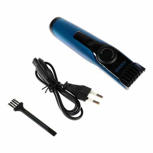 Машинка для стрижки ENERGY EN-742S 3 Вт 1 насадка 1-12 мм сталь АКБ синяя 141500₽