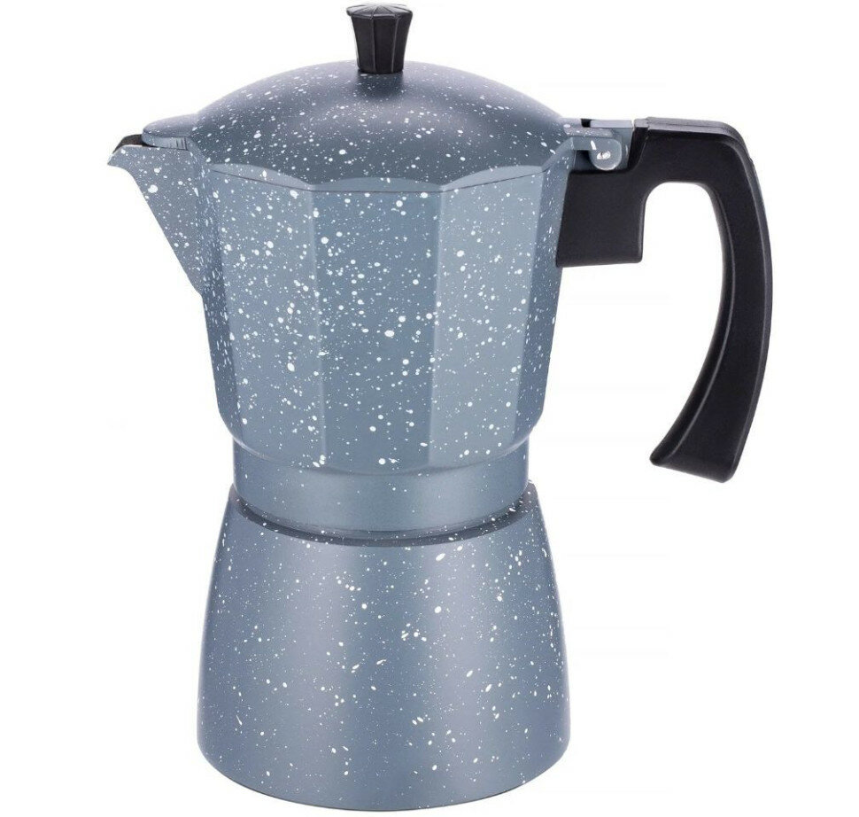 Кофеварка гейзерная (TECO TC-403-9 CUPS (450 мл) мрамор)