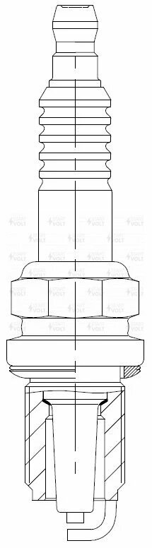 Свеча зажигания StartVolt VSP 0805 на Hyundai Accent 00- 1.3i/1.5i