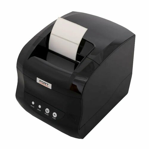 Принтер этикеток FORT FT-365B (термо, 203dpi, USB) черный