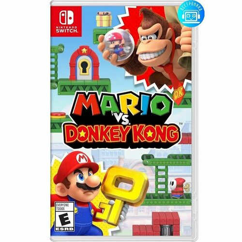 Игра Mario vs. Donkey Kong Английская версия super mario 9cm cars model figure mario bros luigi peach toad donkey kong child toys ornaments anime cartoons dolls kids gifts