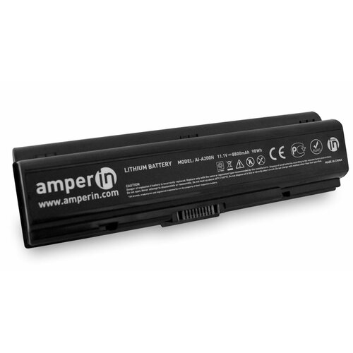 Аккумулятор усиленный Amperin для Toshiba Satellite A300D 11.1V (8800mAh) аккумуляторная батарея усиленная pitatel для ноутбука toshiba satellite pro a300d 10 8v 8800mah