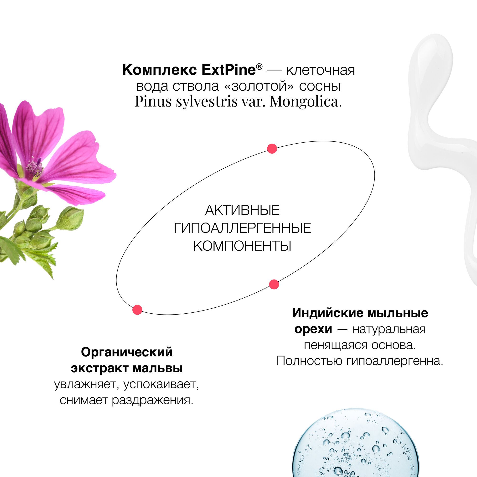 Гель для умывания Planeta Organica PURE гипоаллергенный для чувствительной кожи для лица, 400 мл