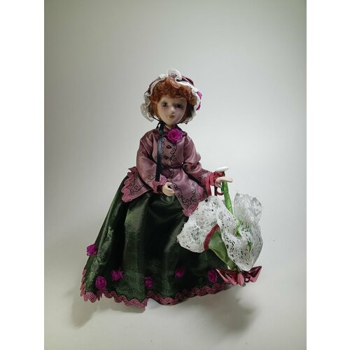 Кукла коллекционная Евгения Гранде (Оноре де Бальзак Евгения Гранде) доработанный костюм