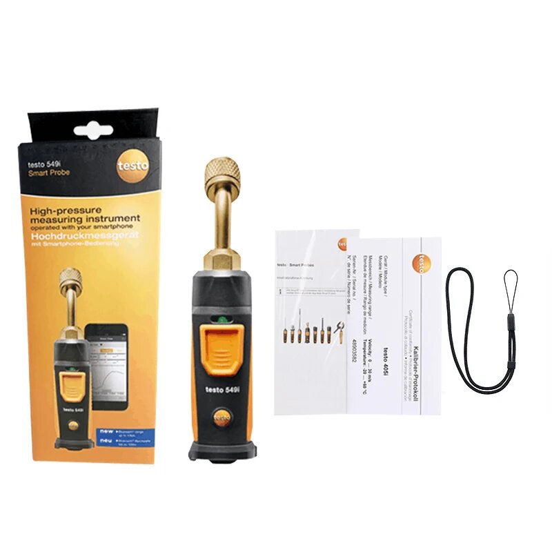Манометр Testo 549i Bluetooth для систем охлаждения, Testo 549i