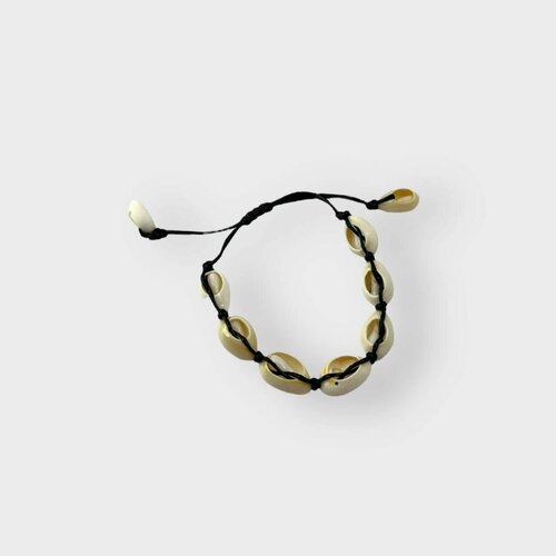 Браслет, ракушка, белый