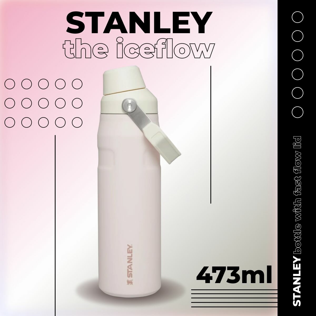 Термобутылка STANLEY ICEFLOW BOTTLE WITH FAST FLOW LID 0,47L