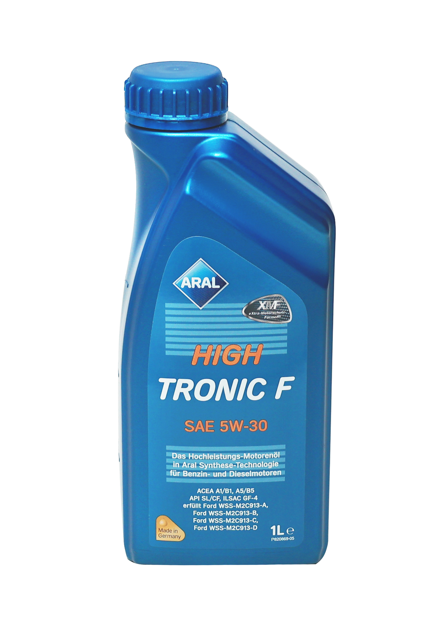 Масло моторное синтетическое 4-х тактное ARAL High Tronic F 5W-30 , 1 л