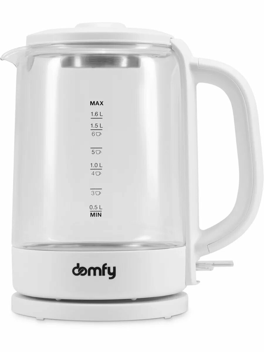 Чайник электрический DOMFY DSW-EK304 1.7л 2200Вт белый