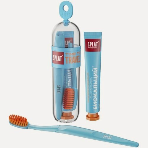 Изображение товара Дорожный набор Splat Special Biocalcium (паста 25 мл +зубная щетка)