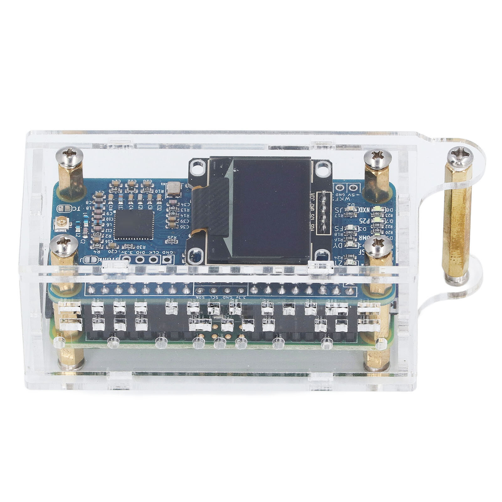 Поддержка точки доступа MMDVM DMR D Star YSF P25 NXDN POCSAG Симплексный цифровой голосовой модем с экраном 0,96 дюйма для RasPi Zero W