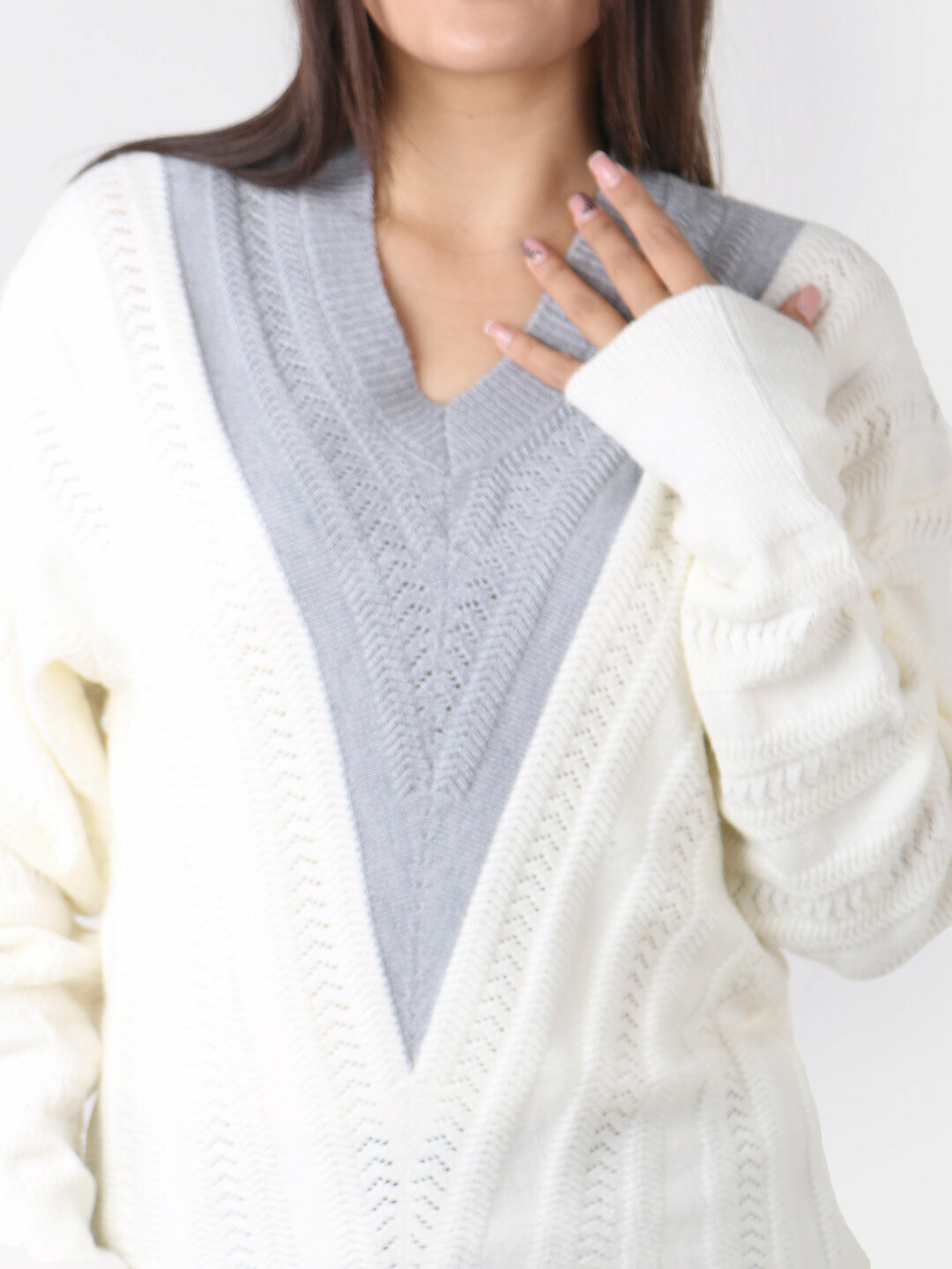 Свитер размер One Size, , серый металлик — фото 1