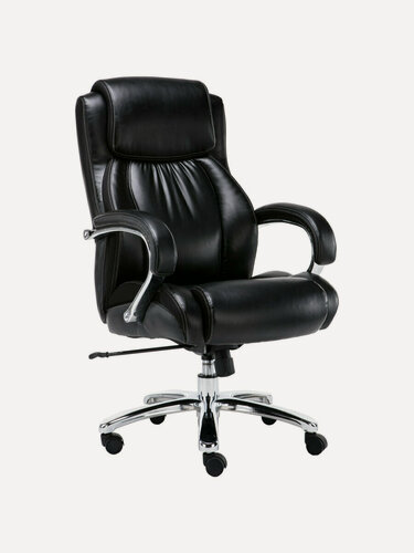 Изображение товара Компьютерное, офисное, удобное кресло для руководителя с подлокотниками Brabix Premium Status HD-003, нагрузка до 250 кг, черное, 531821