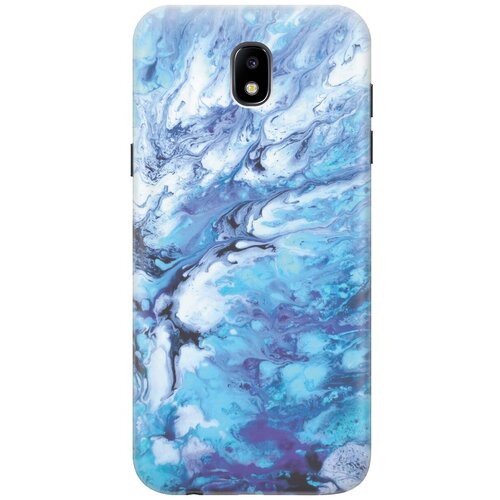фото Re:paчехол - накладка artcolor для samsung galaxy j5 (2017) с принтом "синий мрамор"