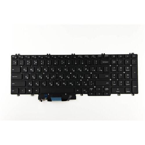 Клавиатура для ноутбука Dell Latitude 5500 5501 5510 с подсветкой p/n: M25NK V0R04 зарядный кабель для ноутбука dell precision 3540 3541 3550 3551 ac dc in power jack 0w3p6