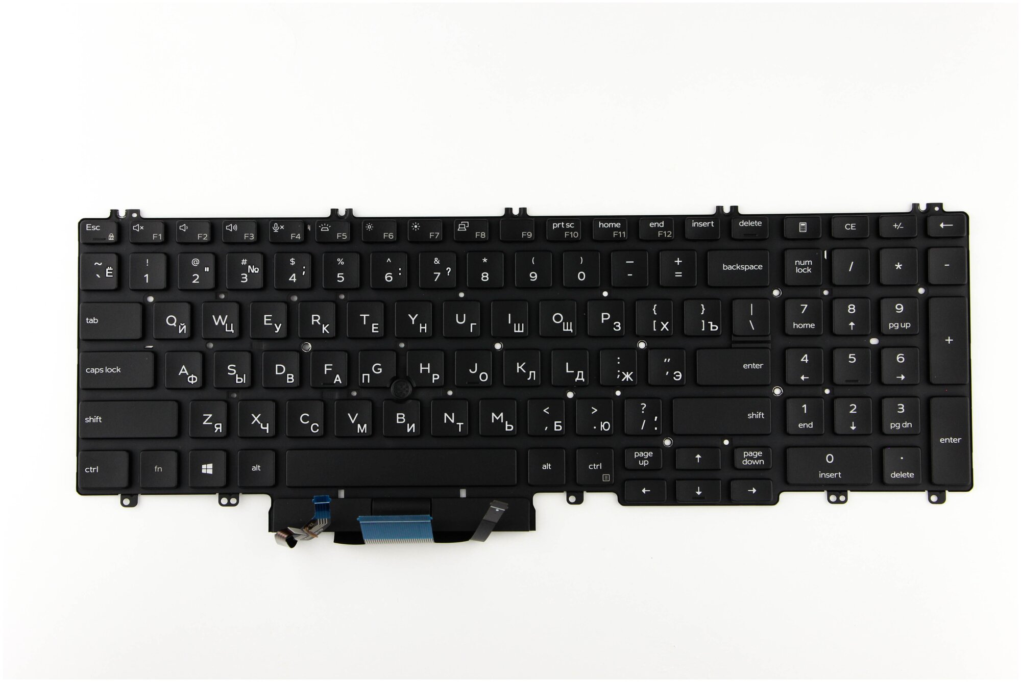 Клавиатура для ноутбука Dell Latitude 5500 5501 5510 с подсветкой p/n: M25NK V0R04