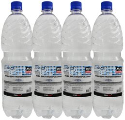 Дистиллированная вода 1,5 л AVS AVK-182, комплект из 4 шт A07311S(4)