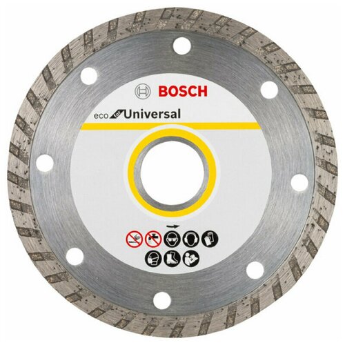 Диск алмазный ECO Universal Turbo (125х22.2 мм) Bosch 2608615046 алмазный диск bosch eco univ turbo универсальный 2608615039