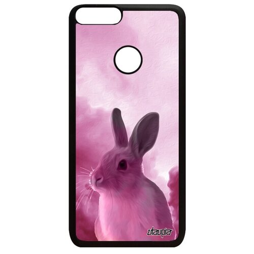 фото Противоударный чехол для мобильного // huawei p smart 2018 // "кролик" дизайн заяц, utaupia, розовый