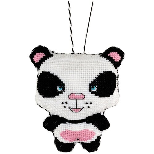 panna набор для вышивания игрушка панда 10 х 10 см иг 1559 PANNA Набор для вышивания Игрушка Панда (ИГ-1559), разноцветный, 10 х 10 см